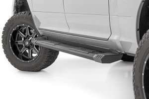 Dodge Ram 1500 Running Boards - Rough Country - HD2 - Black - '09-'10